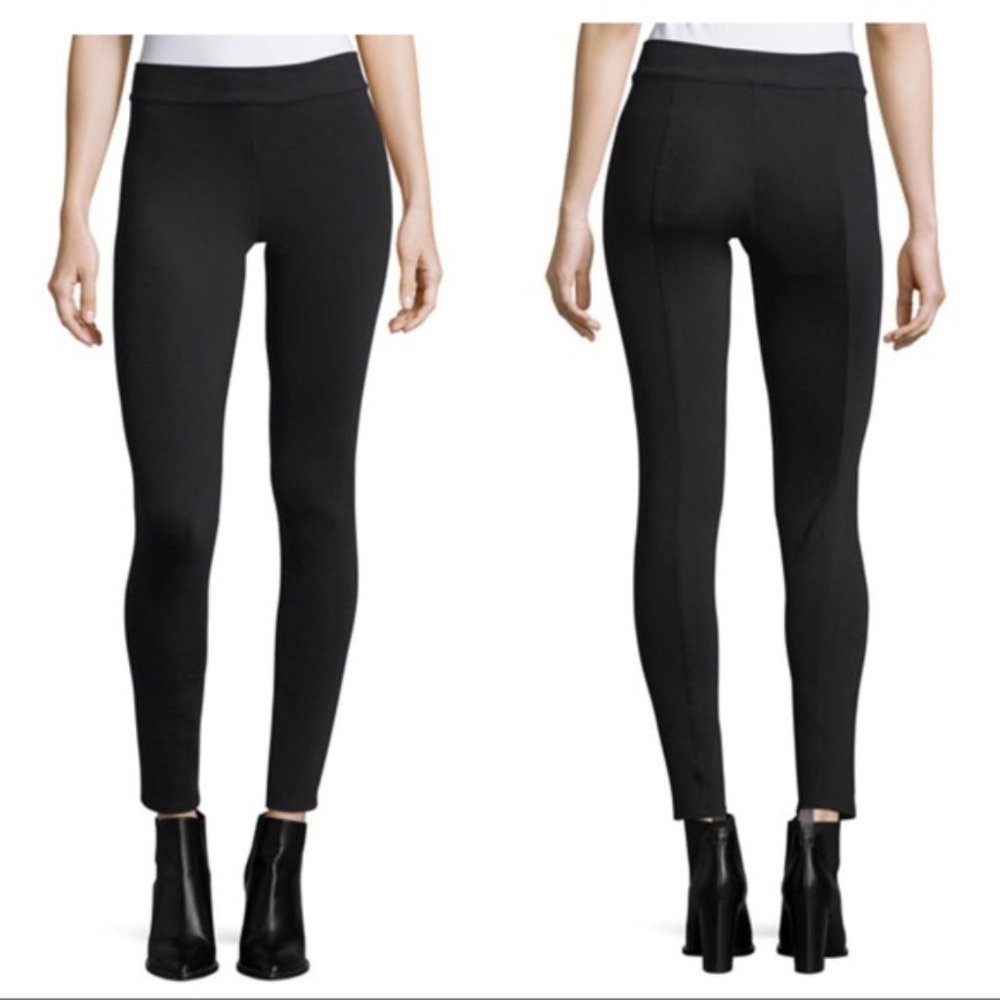 Vince Seamed Black Leggings